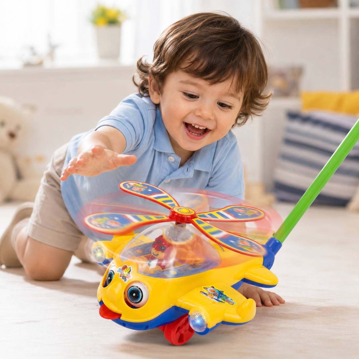 Baby Push-Along Plane Toy