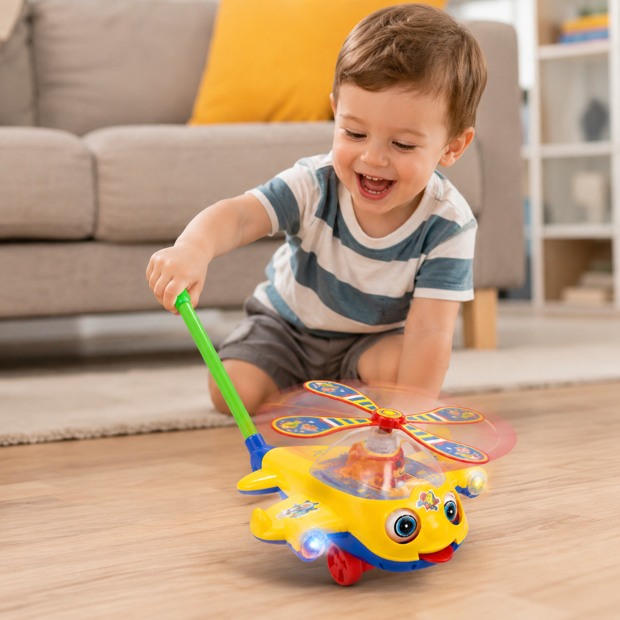 Baby Push-Along Plane Toy