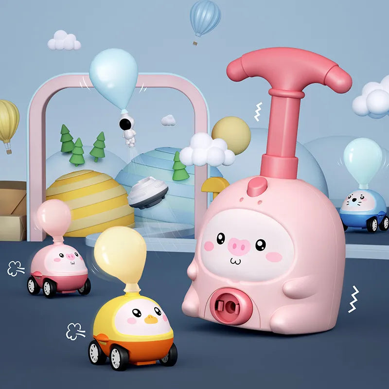 Air-Powered Balloon Car Toy