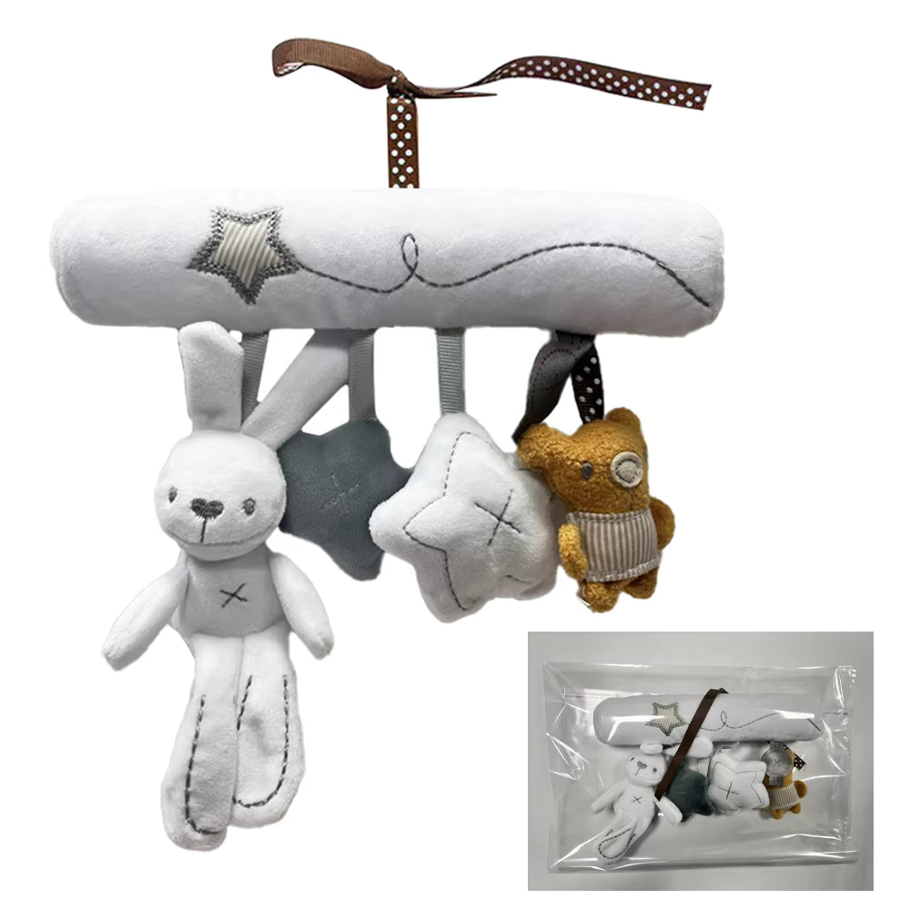 Baby Rabbit Plush Stroller Toy