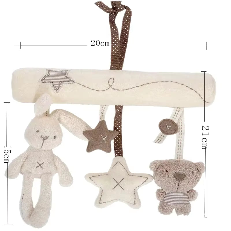 Baby Rabbit Plush Stroller Toy