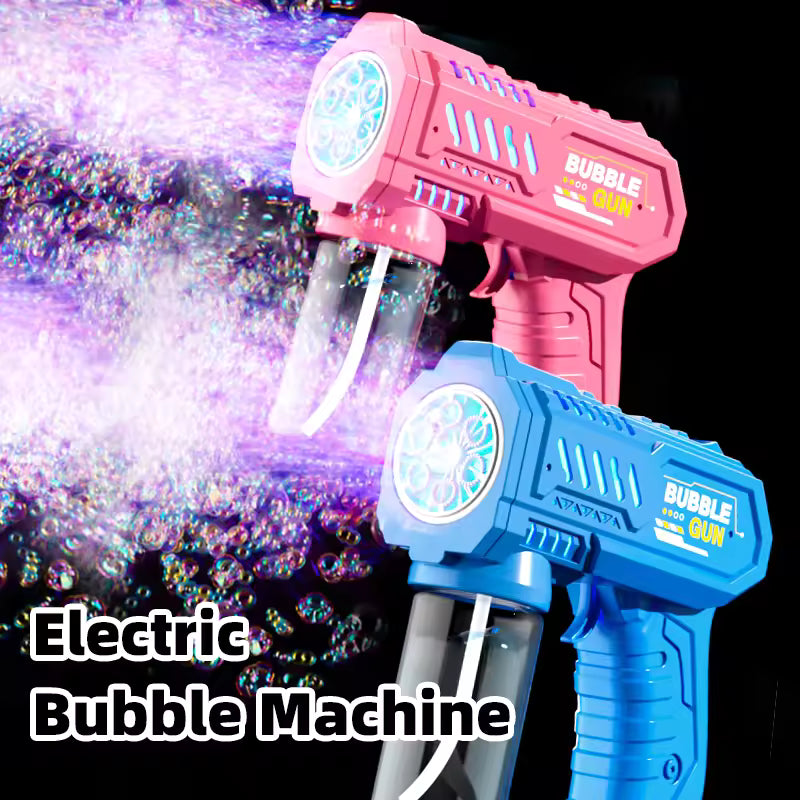 Automatic Rocket Bubble Gun – Fun Outdoor Bubble Blower Toy for Kids
