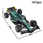 1:8 AMR25 Technic Sports Car Building Block Set – 1912 Pieces