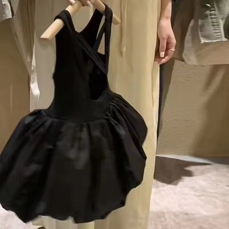 Girls Cotton Ruffle Summer Dress