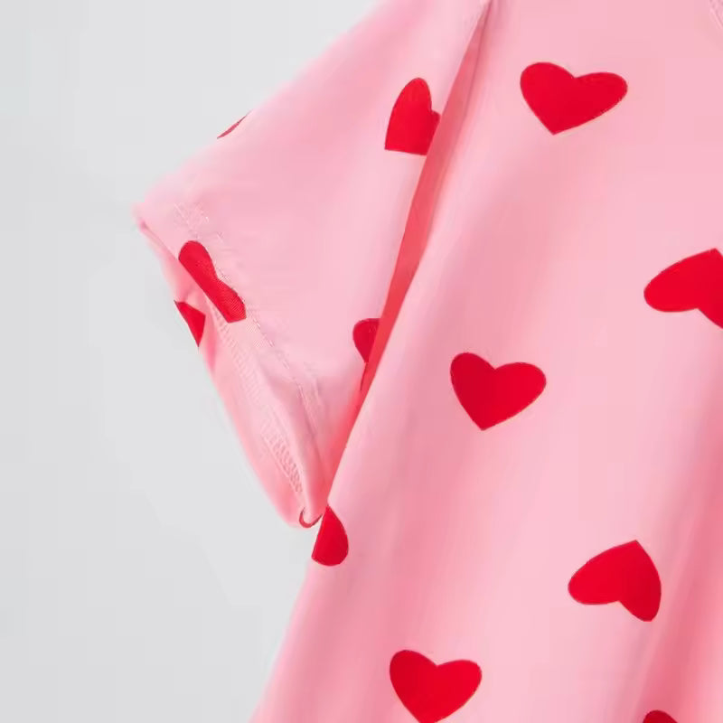 Girls Summer 3-Piece Pajama Set