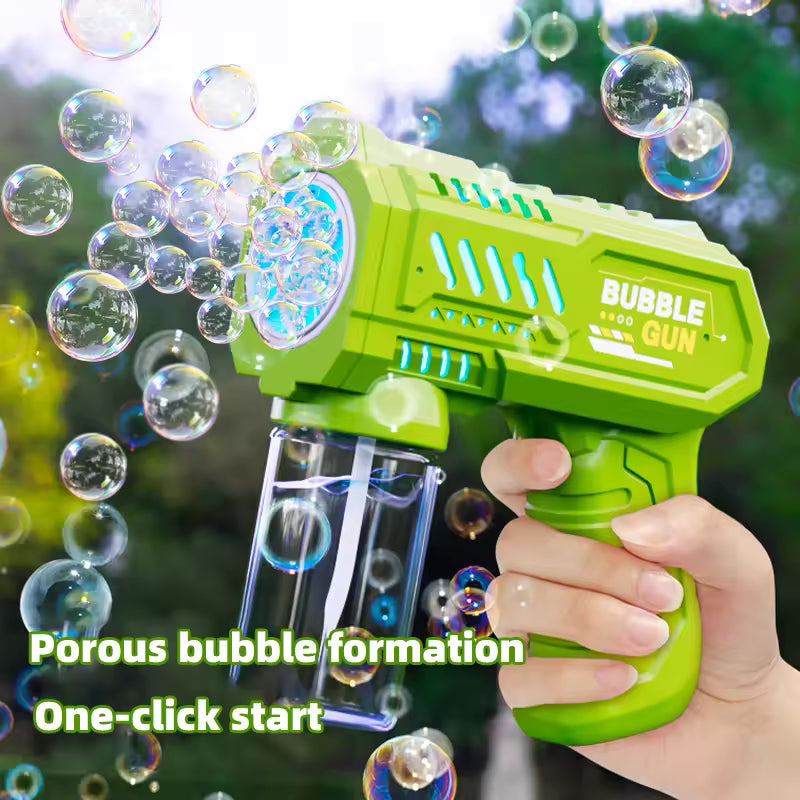 Automatic Rocket Bubble Gun – Fun Outdoor Bubble Blower Toy for Kids