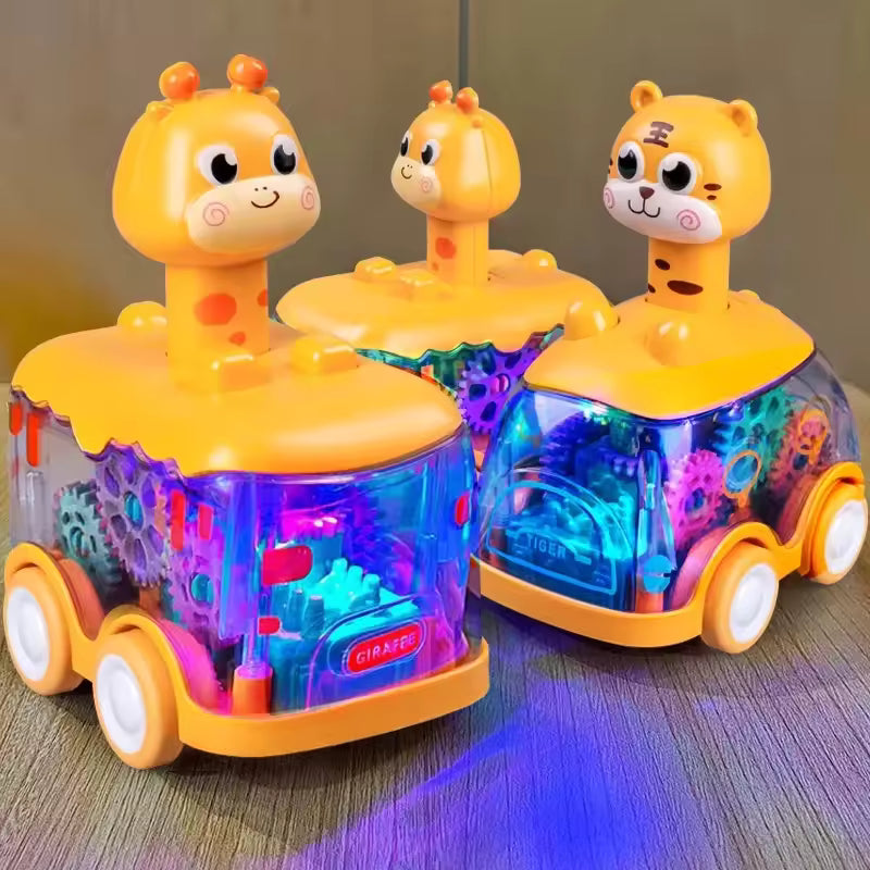 Animal Press & Go Car Toy