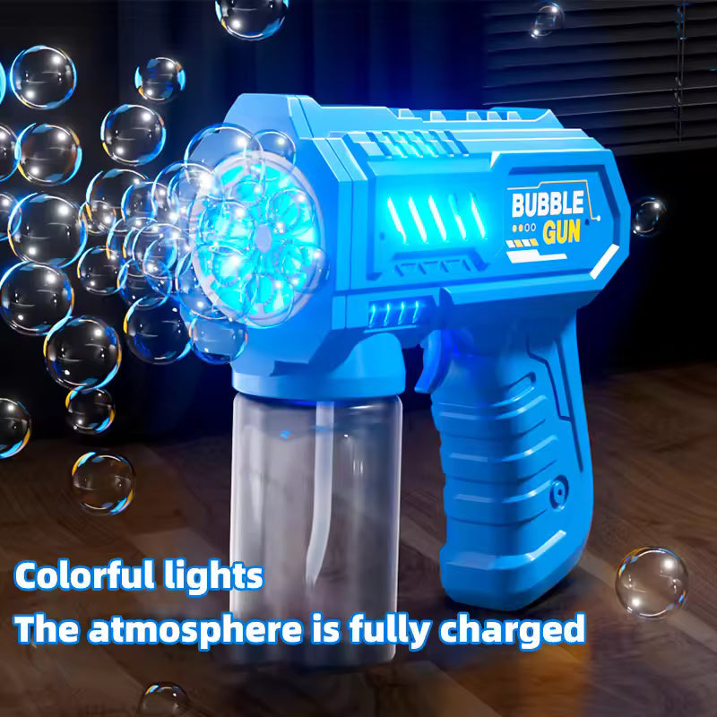 Automatic Rocket Bubble Gun – Fun Outdoor Bubble Blower Toy for Kids