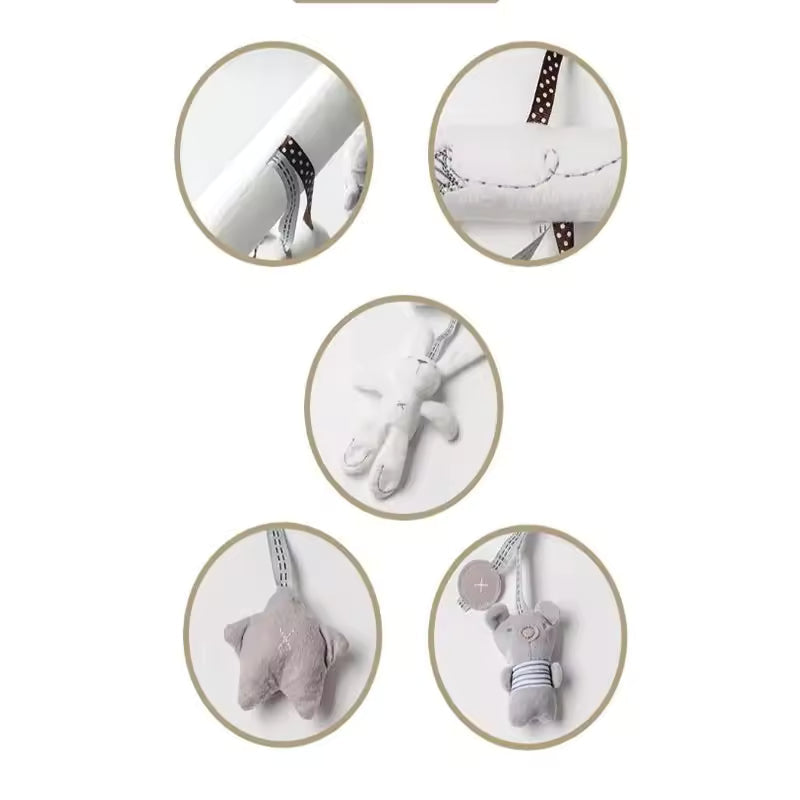 Baby Rabbit Plush Stroller Toy