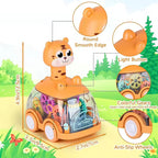 Animal Press & Go Car Toy