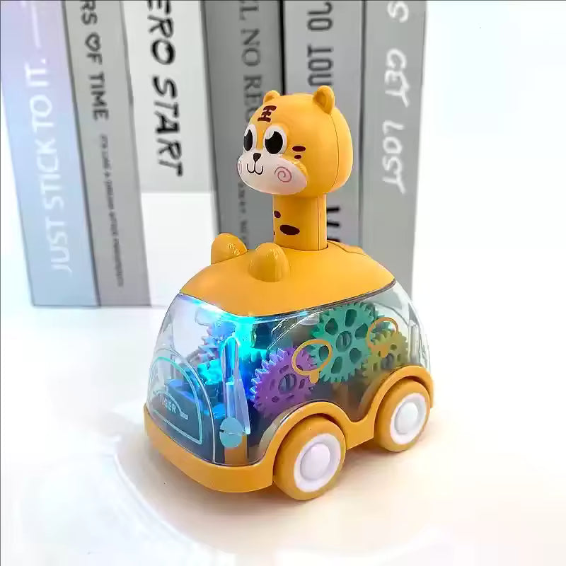 Animal Press & Go Car Toy