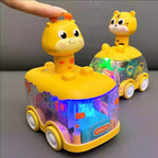 Animal Press & Go Car Toy