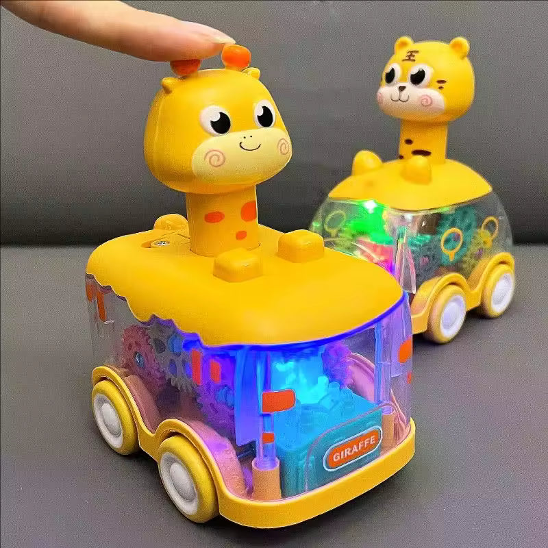 Animal Press & Go Car Toy