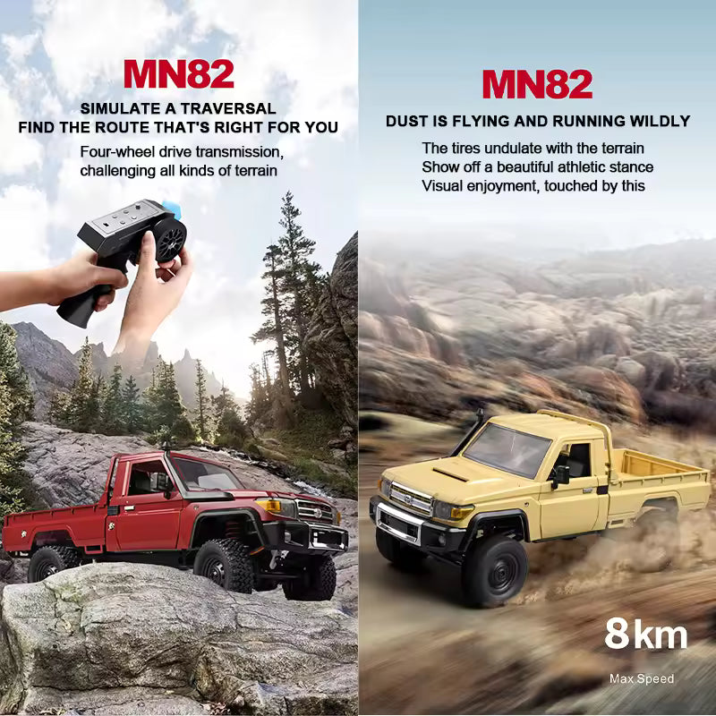 1:12 MN82S 4WD RC Off-Road Pickup Truck