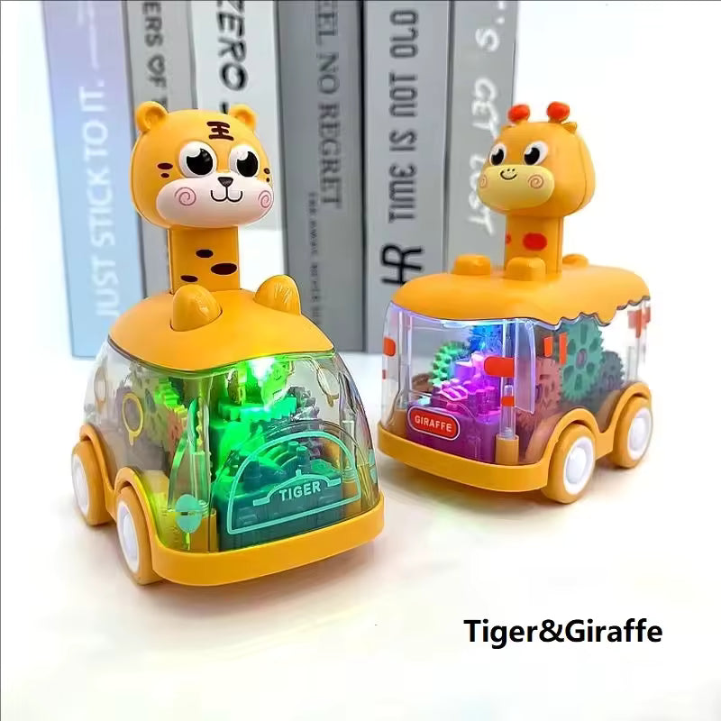 Animal Press & Go Car Toy