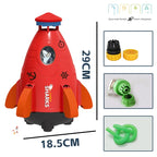 Kids Rocket Sprinkler Spinner Toy