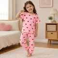 Girls Summer 3-Piece Pajama Set